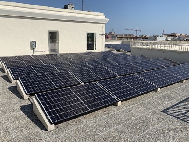 Connessione di un impianto fotovoltaico da 14,95 kWp presso la Guardia di Finanza in Monopoli (BA)